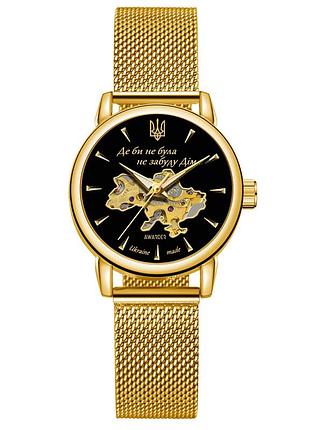 Класичний жіночий годинник awarder 028-3d де би не була gold-black