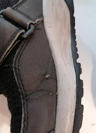 Черевики дитячі jack wolfskin чорні на липучках 3