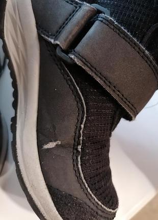 Черевики дитячі jack wolfskin чорні на липучках 2