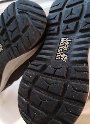 Черевики дитячі jack wolfskin чорні на липучках 4