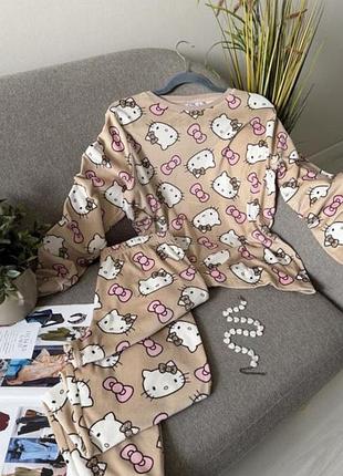 Піжама велюрова hello kitty