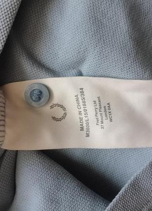 Чоловіче поло fred perry блакитне 4