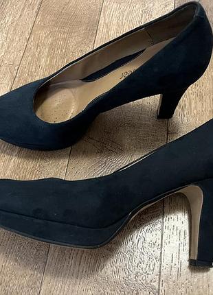 Туфлі жіночі clarks чорні 2
