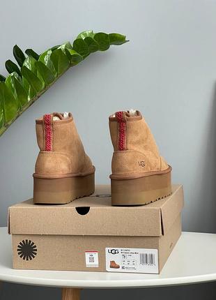 Жіночі ugg neumel platform zip slipper chestnut 🤎 4