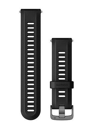 Ремешок garmin replacement band, forerunner 955, black+slate