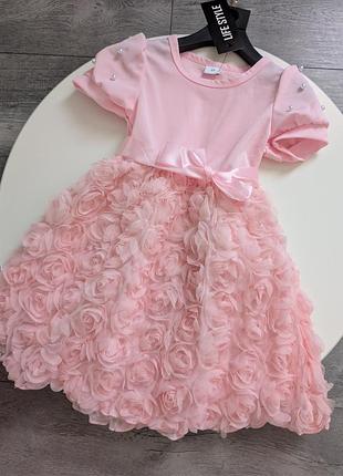 Дитяча сукня з зд  квітами 4