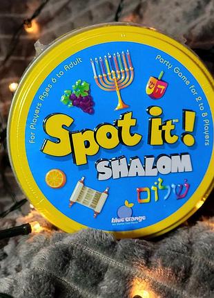 Настільна гра spot it! dobble - шалом / shalom