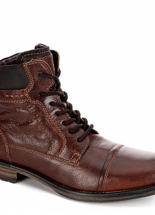 Чоловічі шкіряні черевики am shoe company