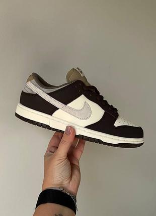 Кросівки sb dunk low brown beige 🤎