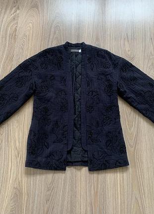 Женский блейзер с вышивкой из бисера mint velvet