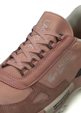 Lacoste elite active w pink grey