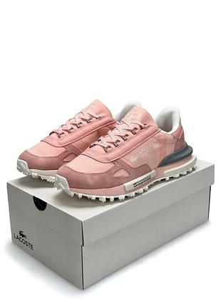 Lacoste elite active w pink grey 3