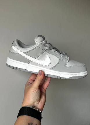 Кросівки nike sb dunk low grey premium 🩶