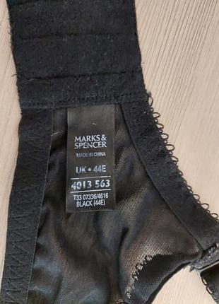 Чорний бюстгальтер батал m&s. 3