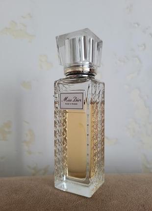 Miss dior rose n' roses 🌹 , оригинал, концентрированный роликовый парфюм женский