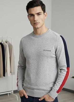 Чоловічий светр tommy hilfiger, брендовий чоловічий джемпер