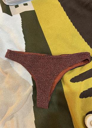 Люрексовий низ купальника h&m, розмір м