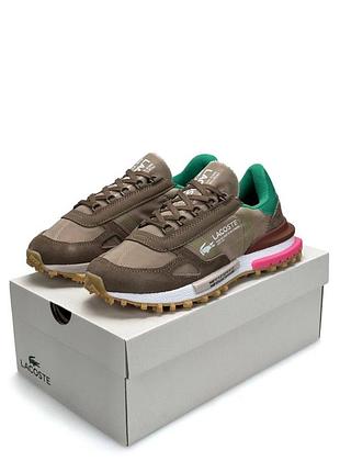 Lacoste elite active w brown green 3