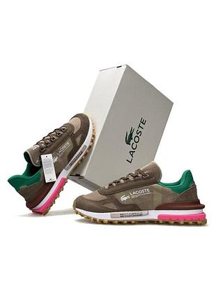 Lacoste elite active w brown green 4