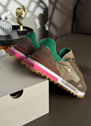 Lacoste elite active w brown green