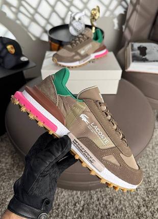 Lacoste elite active w brown green 4
