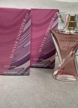 Парфумована вода oriflame so fever together her вигідна ціна -700 гр за 2 шт