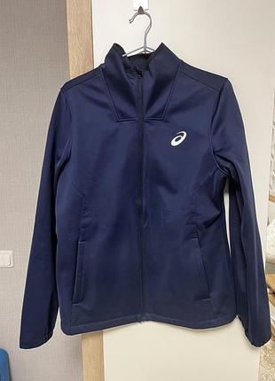 Жіноча бігова куртка asics синя