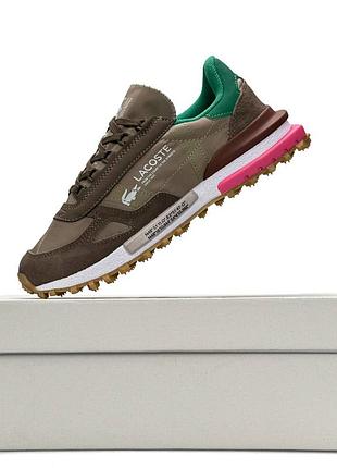 Lacoste elite active w brown green 2
