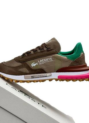 Lacoste elite active w brown green 4