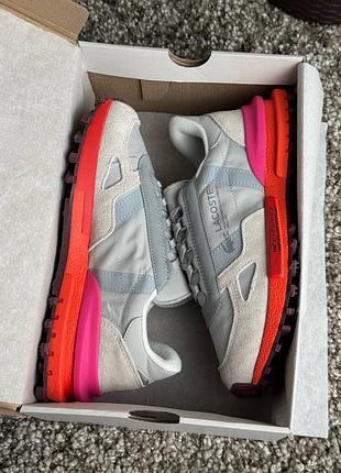 Lacoste elite active w pale grey coral 3