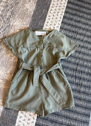 Комбінезон літній для дівчинки zara хакі