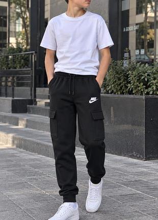 Утеплені штани карго nike