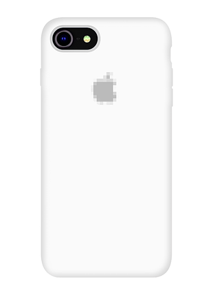 Чехол silicone case для iphone 7 8 se2 se3 белый защитный аксессуар для надежной защиты телефона