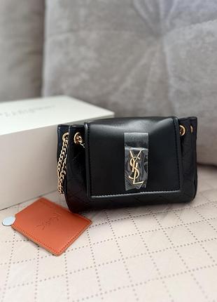 Сумка ysl в натуральній шкірі