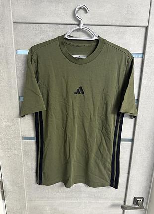 Футболка чоловіча adidas хакі розмір m