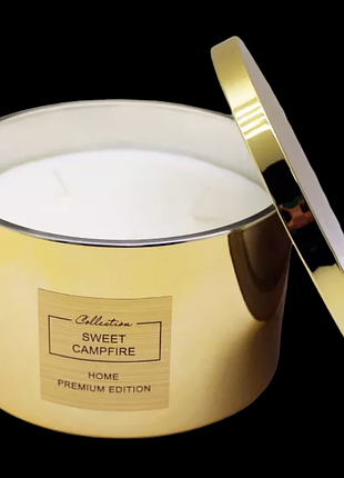 Свеча ароматизированная pepco home sweet campfire (сладкий костер), 1 кг