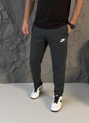 Утеплені чоловічі спортивні штани nike великий розмір 3xl-7xl