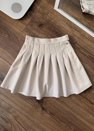 Zara бежевая юбка 122 6-7 лет