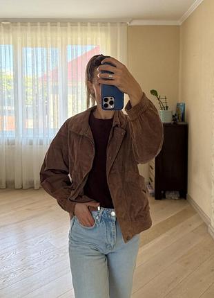 Вельветовий жіночий піджак american eagle коричневий xs/s