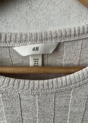 Трикотажний джемпер h&m 5