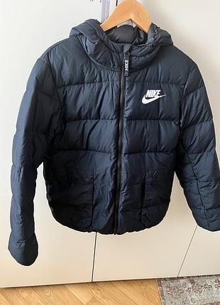 Пуховик для підлітків nike therma-fit чорний xl