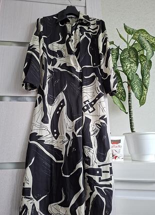 Платье атлас zara 2