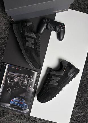 Чоловічі кросівки new balance 574 gtx m black