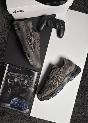 Чоловічі кросівки asics gel-nyc gtx m khaki grey