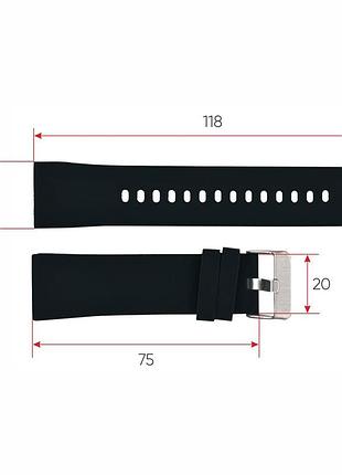 Ремешок для смарт часов modfit business black 3