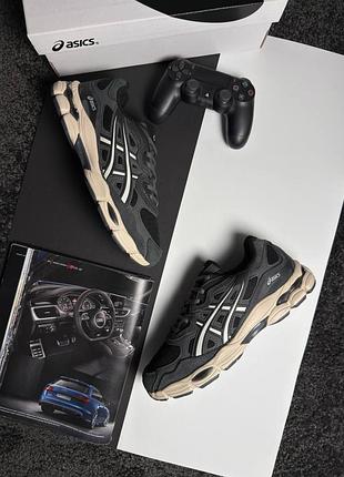 Чоловічі кросівки asics gel-nyc gtx m dark grey beige