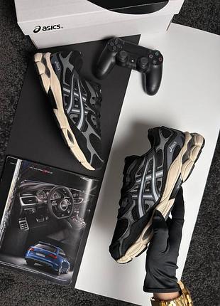 Чоловічі кросівки asics gel-nyc gtx m black grey beige