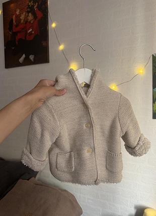 Кофта для дівчаток gap з люрексом, бежева