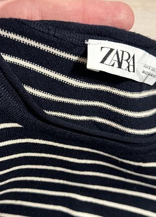 Джемпер в смужку zara 4