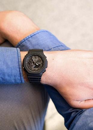 Чоловічий годинник casio ga-b2100-1a1 6